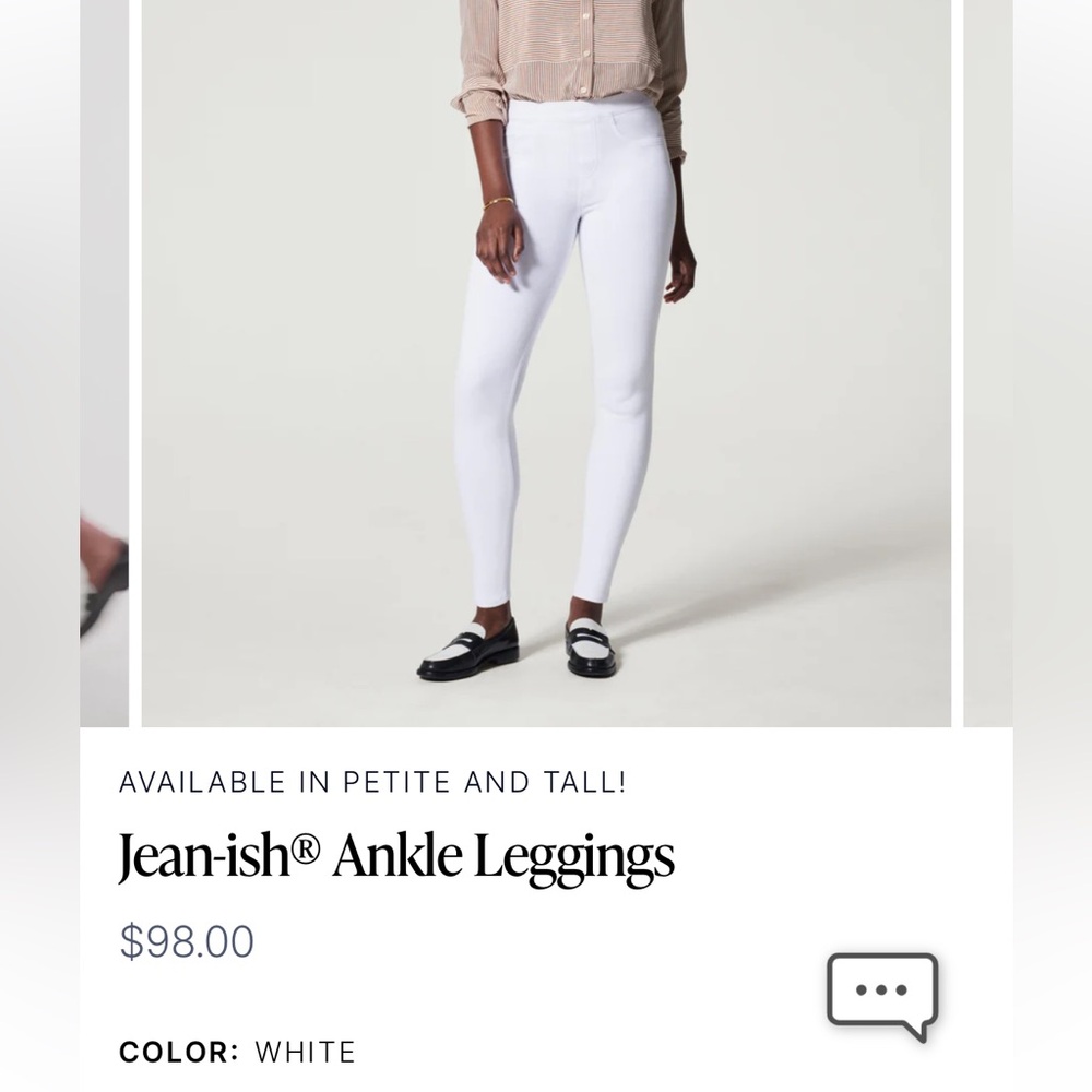 Spanx Skinny white jeans
